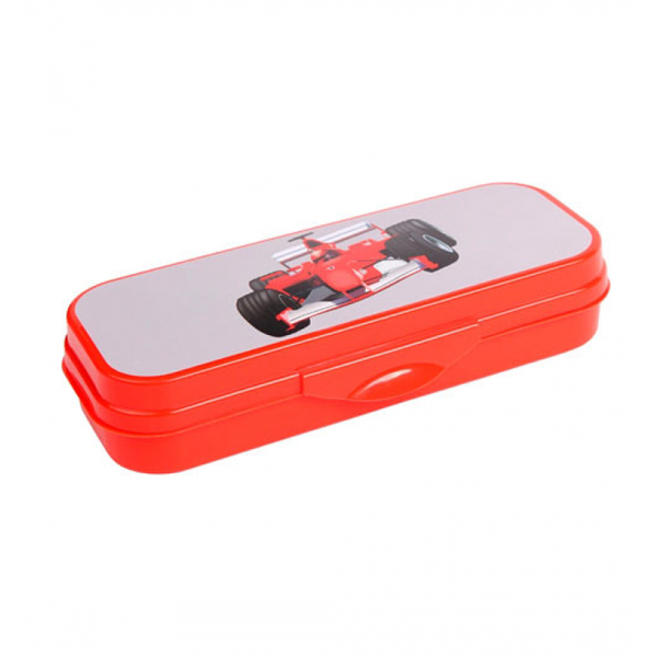 Пенал-футляр пластик 1 отд., 21,7*9*4,3см "Автомобиль" без напол. ПН162 Стамм