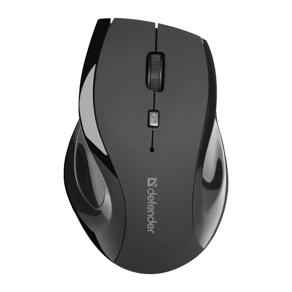 Мышь DEFENDER "Accura" 1600dpi, USB, беспроводная, черная 52295