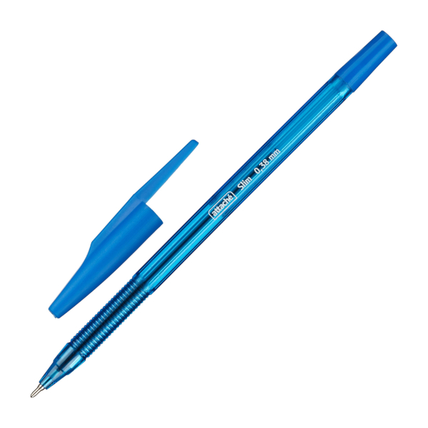 Ручка шар. 0,5мм, синий, игольч., тонир. корп. "Slim" 1258564 Attache