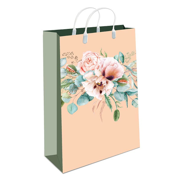 Пакет пластиковый 40*30*9см "Маки, эвкалипт" 0427.359 Арт Дизайн