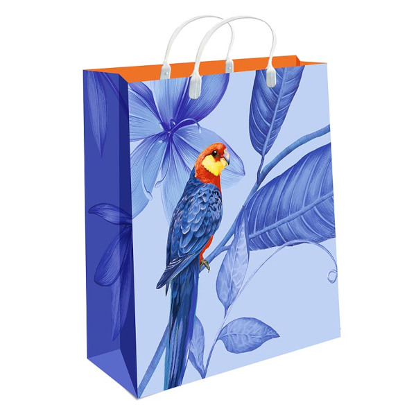 Пакет пластиковый 24*26*9см "Попугай на голубом" 0428.272 Арт Дизайн