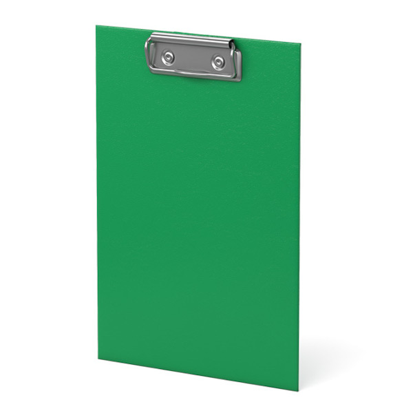 Планшет с зажимом А5 картон/бумвинил, зеленый "Standard" 49447 Erich Krause