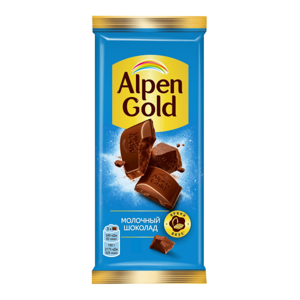 Шоколад "Alpen Gold" 80гр, молочный 68911
