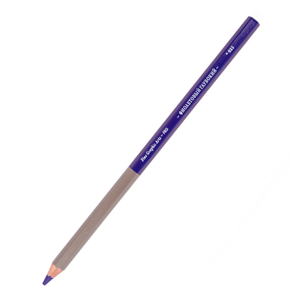 Карандаш дерево, 6-гран., фиолетовый глубокий 023 "GrafArt PRO" 194023 Малевичъ (1шт)