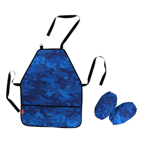 Фартук для уроков труда+нарукавники "Sea Camo" 55*43см, 3 кармана 52713 Erich Krause