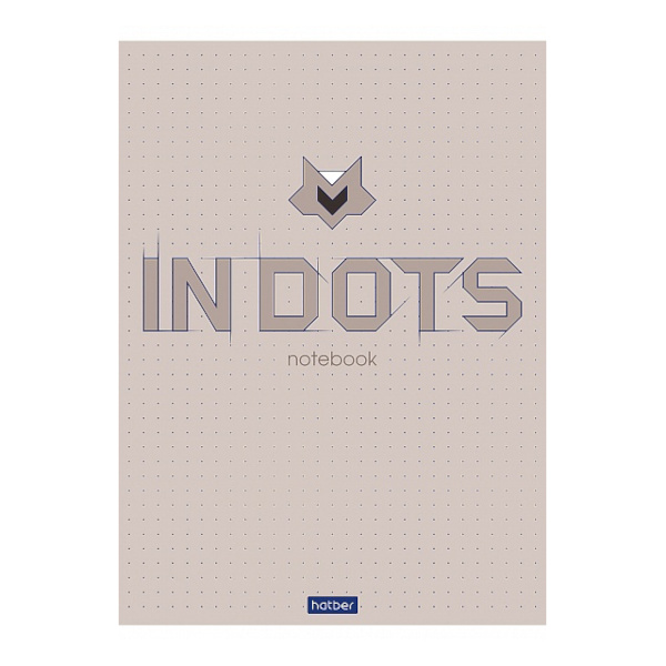 Тетрадь 48л А5 в точку "In dots" картон, рисунок 48Т5лA9_22078 Hatber