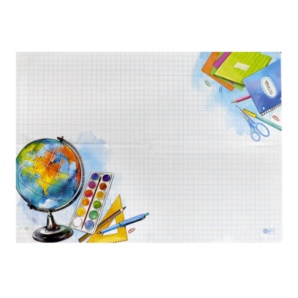 Пленка для уроков труда 50*70см "Глобус" 69108 Феникс+