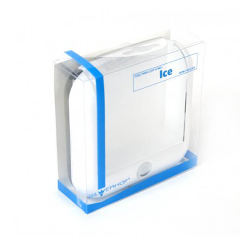 Подставка для бумажного блока Silwerhof "ICE" 11,5*11*4см, пластик, белый 562002