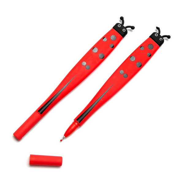 Ручка шар. 0,7мм, синий, игольч., фигурн. корп. "Lady Beetle" AL5892 Alingar