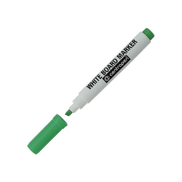 Маркер для доски 1-4,6мм, спирт. осн., скош., зеленый, пластик. корп. 8569/0110 Centropen