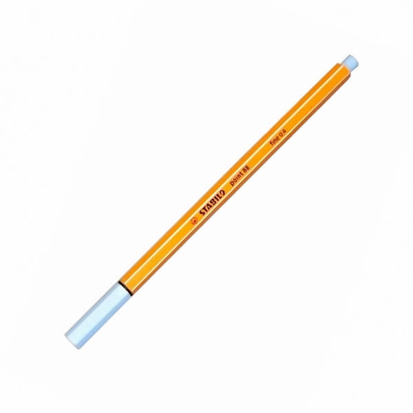 Ручка капиллярная Stabilo "Point 88" синий лед, 0,4мм 88/11