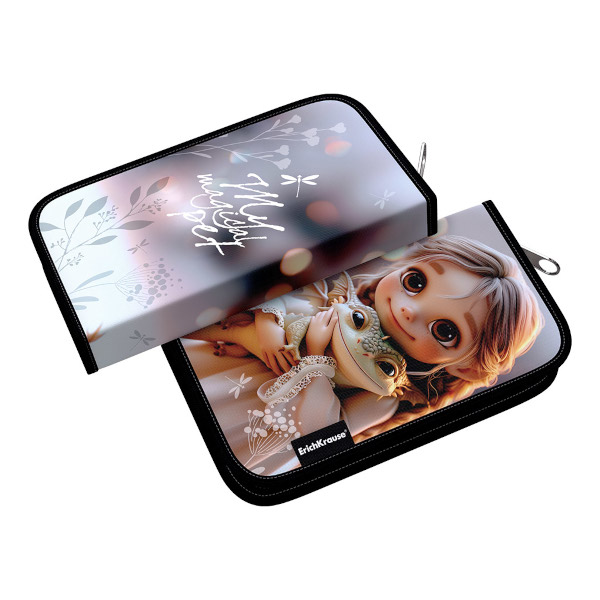 Пенал Erich Krause "Magic Pet" 1 отд., 20,5*11*2,5см, полиэстер, молния 62881