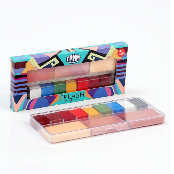 Трафареты для грима "Девочки" 15л, многоразовые 9901908 Школа талантов