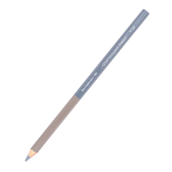 Карандаш дерево, 6-гран., серый холодный темный 116 "GrafArt PRO" 194116 Малевичъ (1шт)