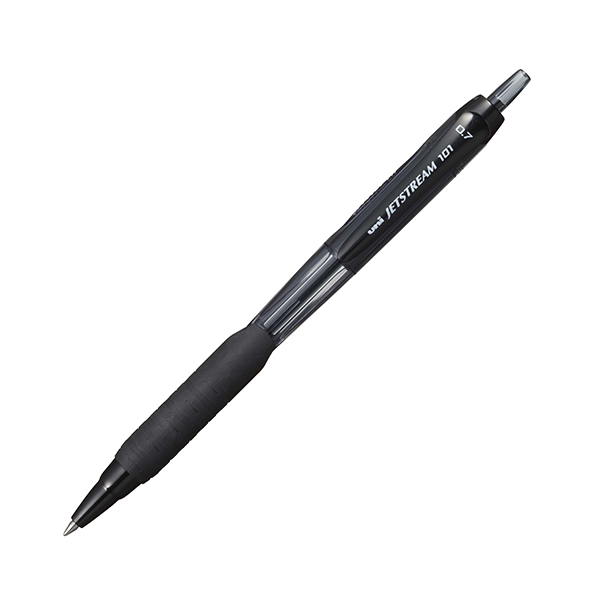 Ручка шар. автомат. 0,7мм, черный, черный корп. "Jetstream SXN-101-07" 68416 UNI