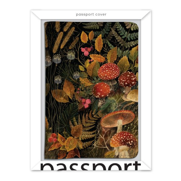 Обложка для паспорта "Flora. Forest Fairy Tale" иск.кожа 3-620/13 Bruno Visconti