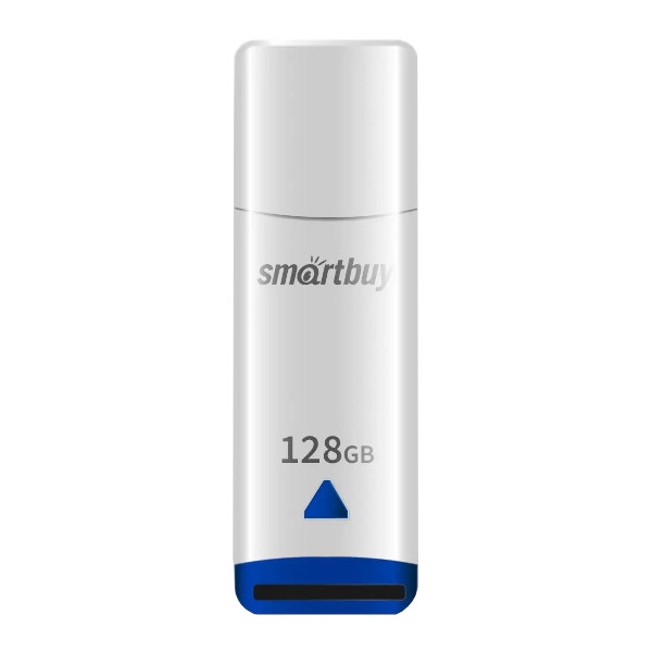 Память Flash Drive 128GB USB 2.0 Smartbuy Scout белый SB128GB2SCW