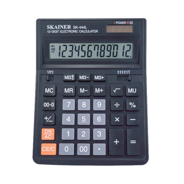 Калькулятор Skainer  SK-444L (черный) настольный 12р