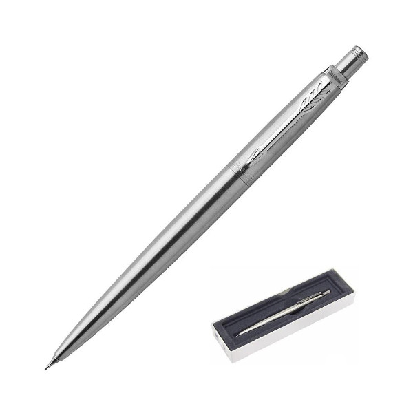 Карандаш механический 0,5мм HB, метал. корп., серебро, ластик "Jotter Essential CT" 691250 Parker