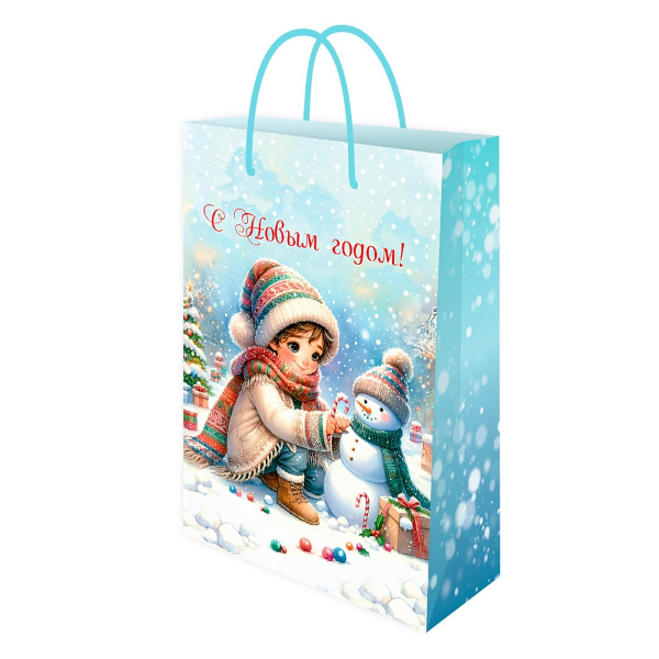 Пакет бумажный 20*14*6,5см "Зимний день" ППК-2287 Dream cards