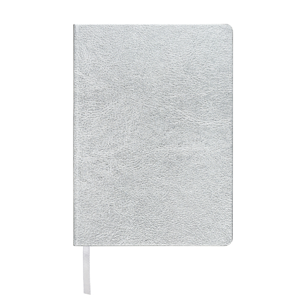 Ежедневник не дат А5 Полином "SILVER" 168л, тв. обл., иск.кожа 3182
