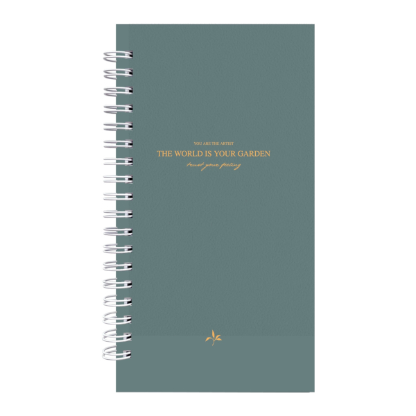 Блокнот А6+ 100л "Romance" клетка, гребень, тв.обл., картон, зеленый N5483 Be Smart