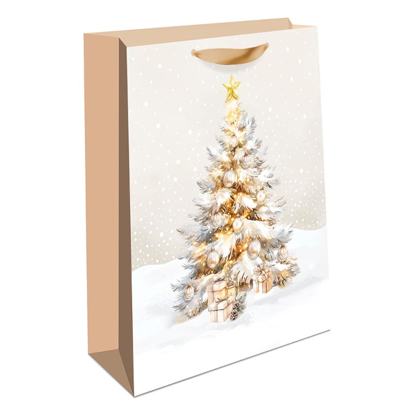 Пакет бумажный 22,3*18*10см "Снежная красавица" 1598.134 Арт Дизайн