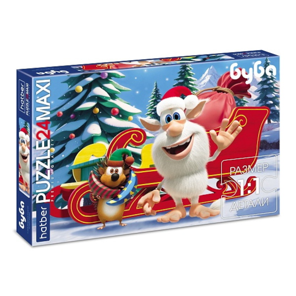 Пазлы 24 элем. дет. MAXI "Premium. Буба" А2 330*480мм 24ПЗ2_33151 Hatber