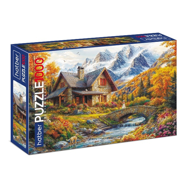 Пазлы 1000 элем. "Premium. Живописный уголок" А2 480*680мм 1000ПЗ2_34956 Hatber