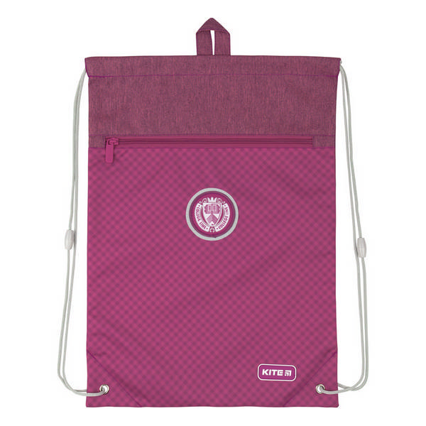 Сумка для обуви с карманом Kite Education College Line pink 46*33см,темно-розовый, K20-601M-3