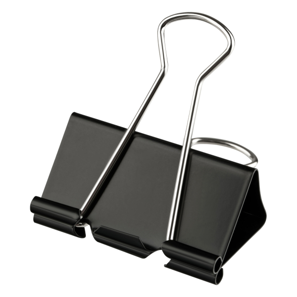 Зажим 51мм черный BCLBL51_1242 (1шт) OfficeSpace