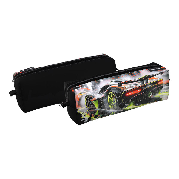 Пенал Erich Krause "Adrenaline Speed" квадро, 1 отд., без напол., 21*7*7мм, полиэстер 62869