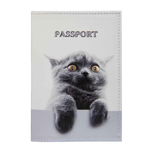 Обложка д/паспорта "Зеньки" нат.кожа, рисунок 1,2-085-0 Imige