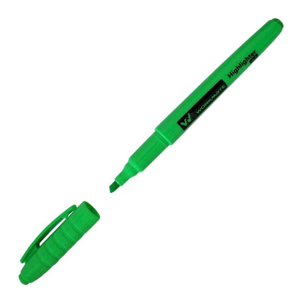 Текстовыделитель Workmate H-4 /зеленый/скош./1-4мм 14-4391