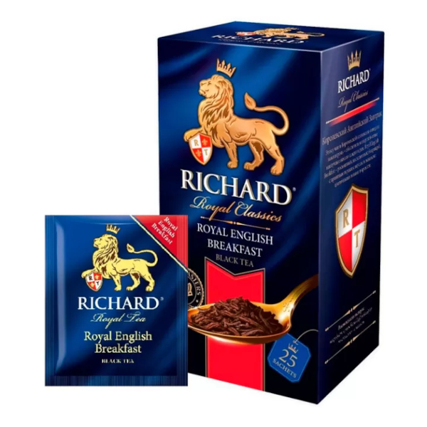 Чай черный "Richard. Royal English Вreakfast" 2гр*25шт (100269, 102179)