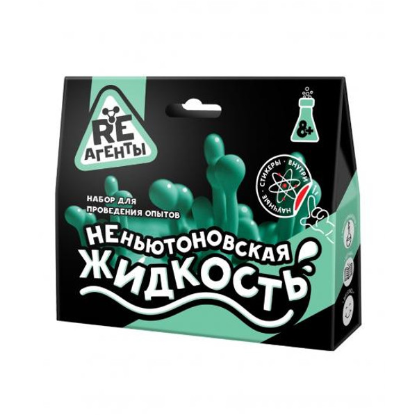 Набор для творчества Волшебный мир Опыты "Re-агенты" Неньютоновская жидкость", зеленый EX015T