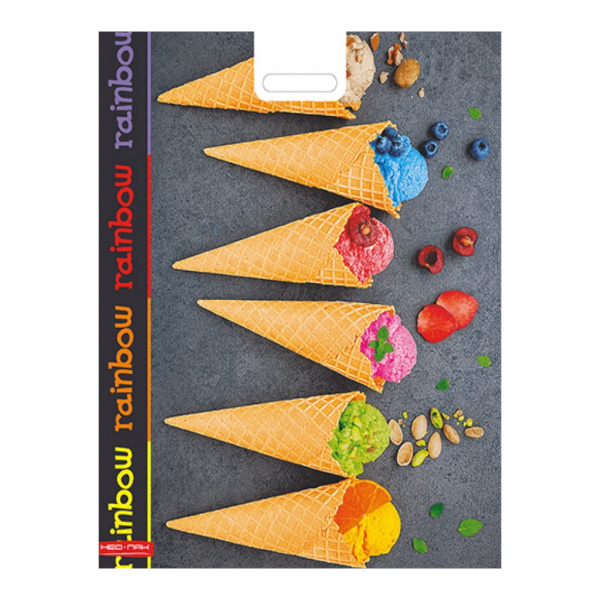 Пакет полиэтиленовый 41*51см "Мороженое" 80мкм, вырубная ручка НФ-00012845 НЕО-ПАК