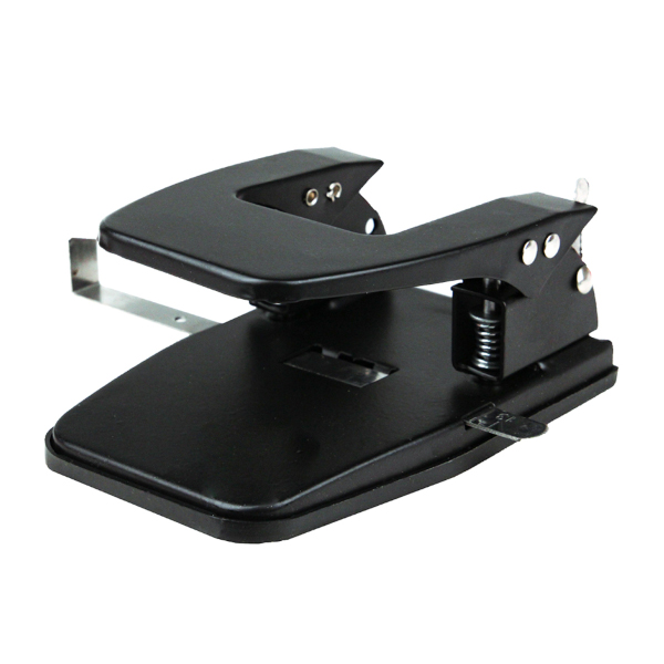 Дырокол 30л Проф Пресс металл, линейка, черный ДР-4188