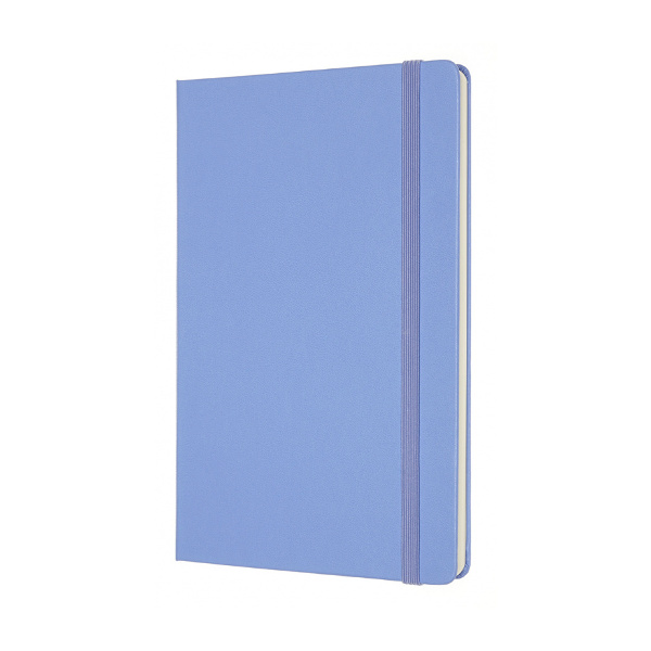 Записная книга А5 120л "Classic Large" без линовки, сшивка, тв.обл., иск.кожа, сире QP062B42 Moleskine
