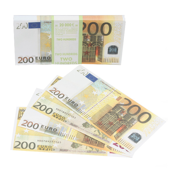 Шуточные деньги 200 евро 7*16см, 98шт 9-50-0011 Миленд
