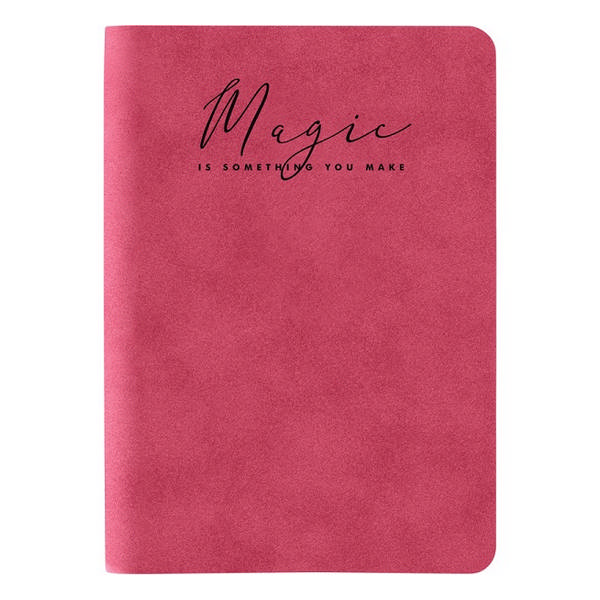 Записная книга А6+ 96л "Nuba Soft" клетка, сшивка, интегр.обл., иск.кожа, красный 8604-06-A Axent