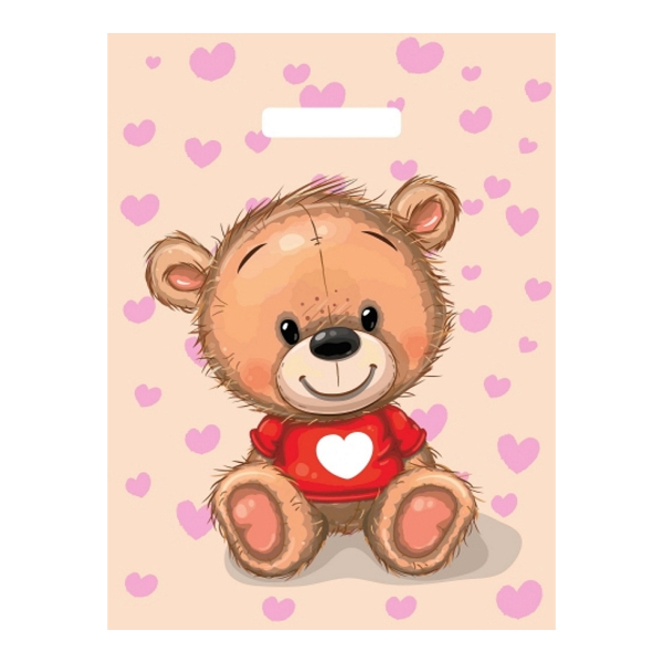 Пакет полиэтиленовый 38*45см "Премиальный" 60мкм, вырубная ручка н00228483 ТикоПластик