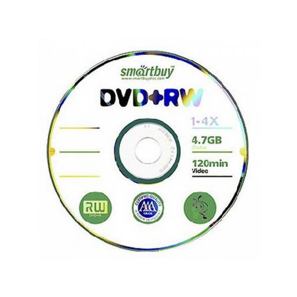 Диск DVD+RW 4,7GB SmartBuy 4x SP-100 (уп. 100шт)/ 1шт