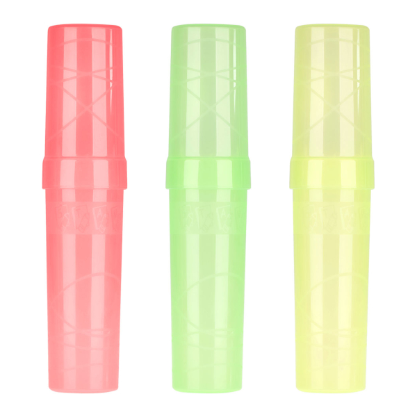 Пенал-тубус пластик 1 отд., 19,5*4,5*4,5см "Creative" без напол., ассорти ПН35 Стамм