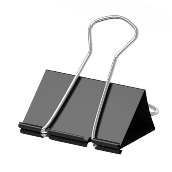 Зажим 32мм черный ЕК2983 (1шт) Erich Krause