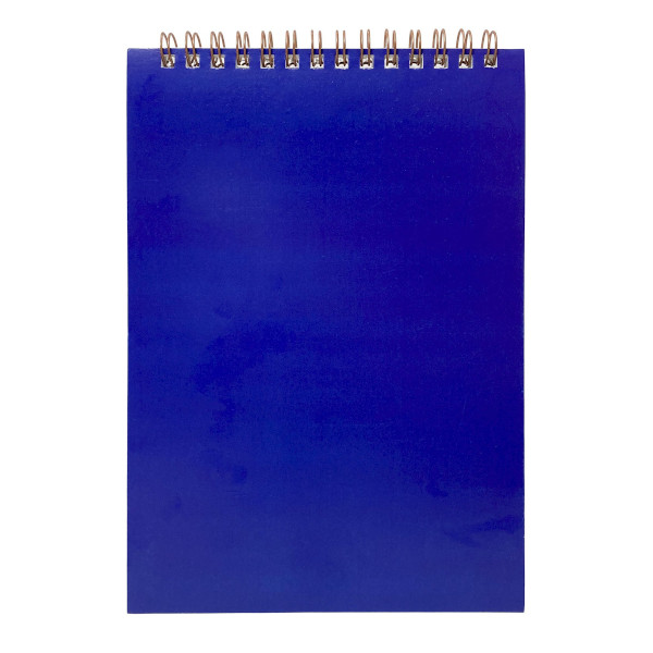 Блокнот А5 60л "Для конференций" клетка, гребень, мягк.обл., картон, синий 15-5357 Workmate