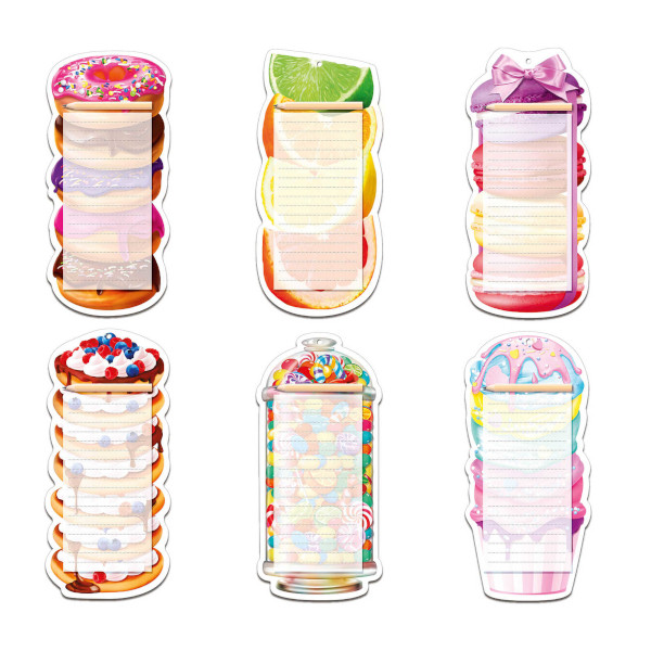 Блок для записей Феникс+ "Мои заметки" 120*255мм, 40л, рисунок, 70г/м2, линейка, магнит, каран 59034