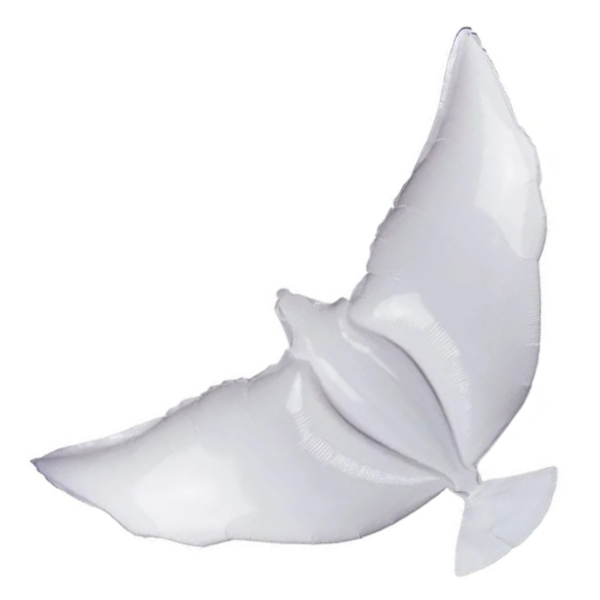 Шары фольгированные 86см "Голубь" белый R236 Falali