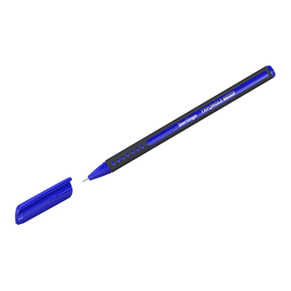 Ручка шар. масл. осн. 0,7мм, синий, игольч., черн./синий корп. "Triangle Twin" CBp_07283 Berlingo