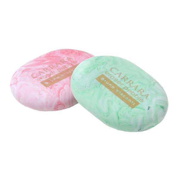 Ластик Bruno Visconti "Carrara. Bright" овал 40*31*8мм, синт.каучук, ассорти 42-0090